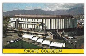 1989-90 Panini Hockey Stickers #160 Pacific Coliseum Front