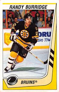 1989-90 Panini Hockey Stickers #197 Randy Burridge Front