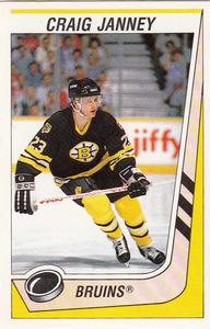 1989-90 Panini Hockey Stickers #198 Craig Janney Front