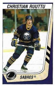 1989-90 Panini Hockey Stickers #207 Christian Ruuttu Front