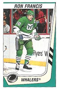 1989-90 Panini Hockey Stickers #221 Ron Francis Front
