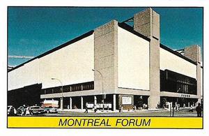 1989-90 Panini Hockey Stickers #247 Montreal Forum Front