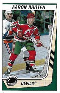 1989-90 Panini Hockey Stickers #254 Aaron Broten Front
