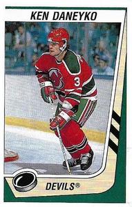 1989-90 Panini Hockey Stickers #258 Ken Daneyko Front