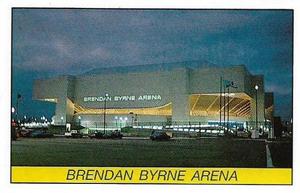 1989-90 Panini Hockey Stickers #262 Brendan Byrne Arena Front