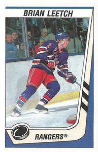 1989-90 Panini Stickers #279 Brian Leetch Front