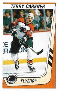 1989-90 Panini Hockey Stickers #297 Terry Carkner Front