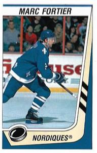 1989-90 Panini Hockey Stickers #335 Marc Fortier Front