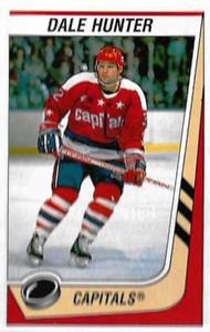 1989-90 Panini Hockey Stickers #346 Dale Hunter Front