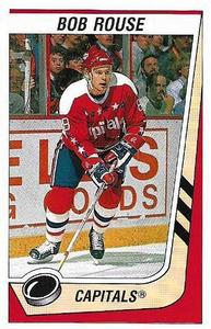 1989-90 Panini Hockey Stickers #351 Bob Rouse Front