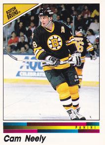 1990-91 Panini Stickers #9 Cam Neely Front