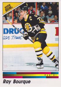 1990-91 Panini Stickers #17 Ray Bourque Front