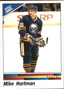 1990-91 Panini Hockey Stickers #32 Mike Hartman Front