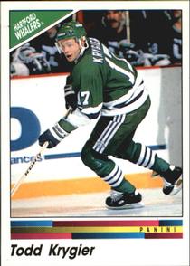 1990-91 Panini Stickers #35 Todd Krygier Front