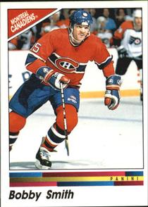 1990-91 Panini Hockey Stickers #52 Bobby Smith Front