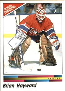 1990-91 Panini Hockey Stickers #61 Brian Hayward Front