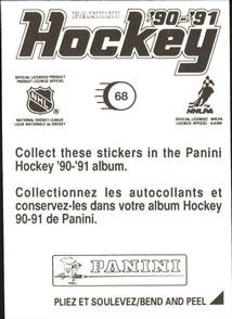 1990-91 Panini Stickers #68 Chris Terreri Back