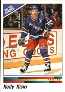 1990-91 Panini Hockey Stickers #94 Kelly Kisio Front