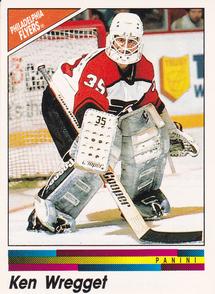 1990-91 Panini Hockey Stickers #112 Ken Wregget Front