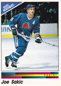 1990-91 Panini Hockey Stickers #139 Joe Sakic Front