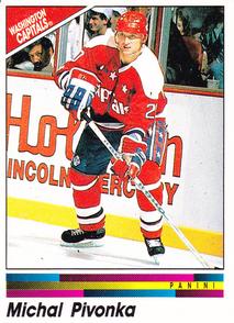 1990-91 Panini Hockey Stickers #154 Michal Pivonka Front