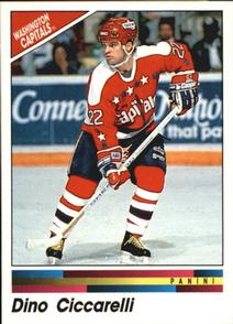 1990-91 Panini Hockey Stickers #161 Dino Ciccarelli Front