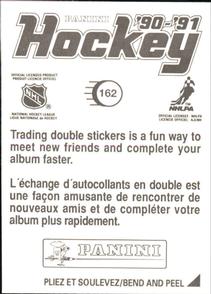 1990-91 Panini Hockey Stickers #162 Washington Capitals Logo Back