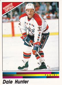 1990-91 Panini Hockey Stickers #168 Dale Hunter Front