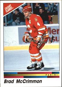 1990-91 Panini Hockey Stickers #173 Brad McCrimmon Front