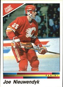 1990-91 Panini Hockey Stickers #174 Joe Nieuwendyk Front