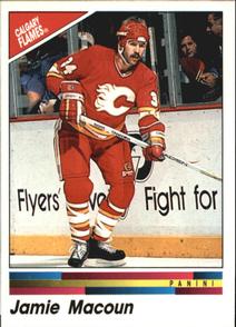 1990-91 Panini Hockey Stickers #178 Jamie Macoun Front