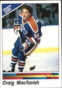 1990-91 Panini Hockey Stickers #220 Craig MacTavish Front