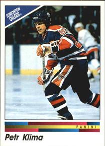 1990-91 Panini Hockey Stickers #228 Petr Klima Front