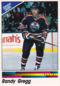1990-91 Panini Hockey Stickers #231 Randy Gregg Front