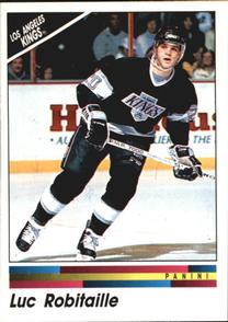 1990-91 Panini Stickers #233 Luc Robitaille Front