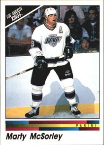 1990-91 Panini Stickers #234 Marty McSorley Front