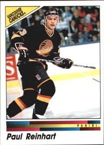 1990-91 Panini Hockey Stickers #293 Paul Reinhart Front