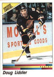 1990-91 Panini Hockey Stickers #295 Doug Lidster Front