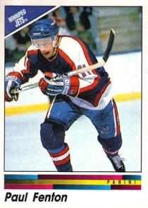 1990-91 Panini Hockey Stickers #313 Paul Fenton Front
