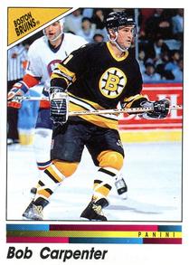 1990-91 Panini Hockey Stickers #7 Bob Carpenter Front