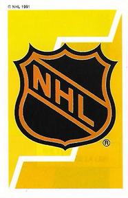 1991-92 Panini Hockey Stickers #1 NHL Logo Front