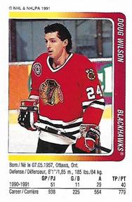 1991-92 Panini Hockey Stickers #18 Doug Wilson Front