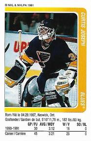 1991-92 Panini Hockey Stickers #22 Curtis Joseph Front
