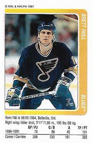 1991-92 Panini Hockey Stickers #25 Brett Hull Front