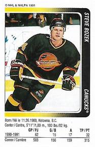 1991-92 Panini Hockey Stickers #48 Steve Bozek Front