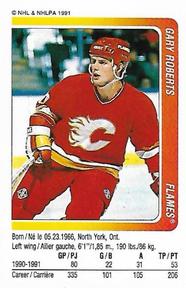 1991-92 Panini Hockey Stickers #52 Gary Roberts Front