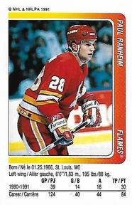 1991-92 Panini Hockey Stickers #54 Paul Ranheim Front