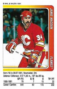 1991-92 Panini Hockey Stickers #61 Jamie Macoun Front