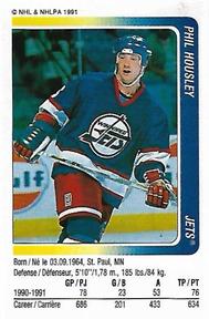 1991-92 Panini Hockey Stickers #65 Phil Housley Front