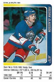 1991-92 Panini Hockey Stickers #67 Fredrik Olausson Front